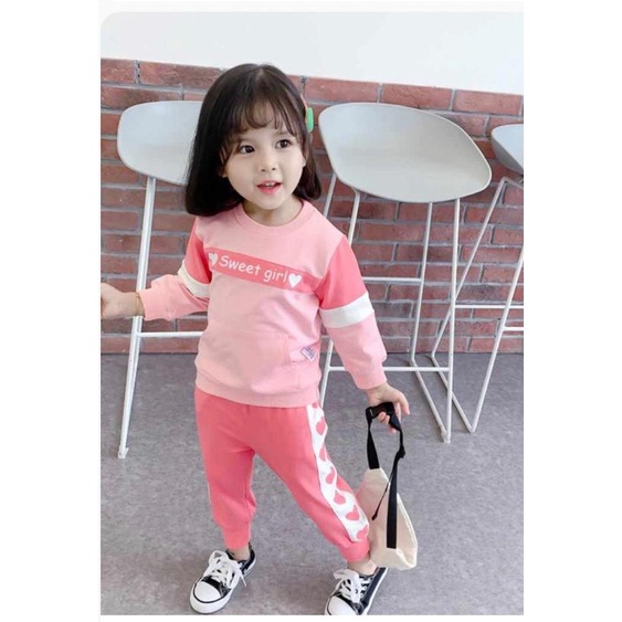 COD/PAKAIAN ANAK PEREMPUAN/SETELAN SWEATER 1-5 TAHUN