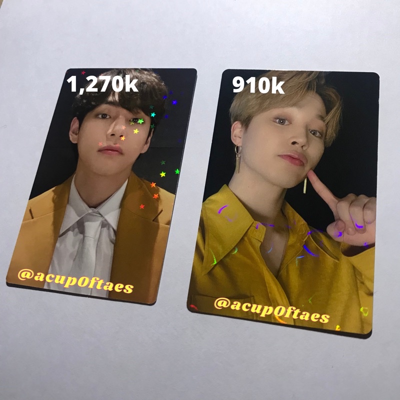 Taehyung ld lucky draw umj jimin fc be deluxe japan