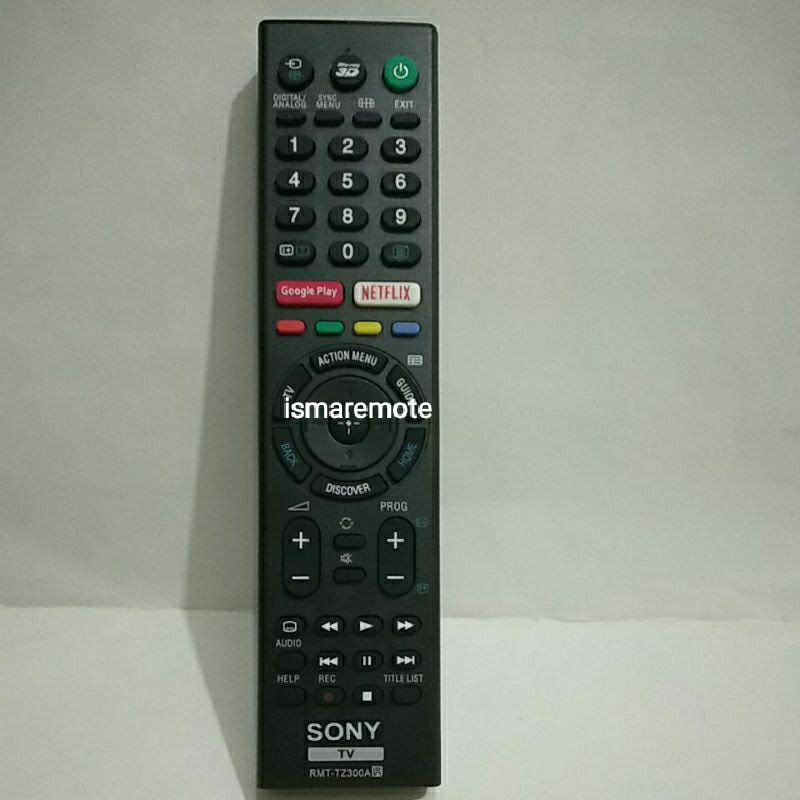 REMOTE REMOT TV SONY SMART TV/BRAVIA LED LCD 3D