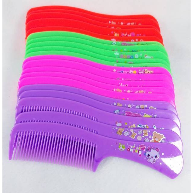 grosir  Sisir gambar isi 20 PCS anak anak