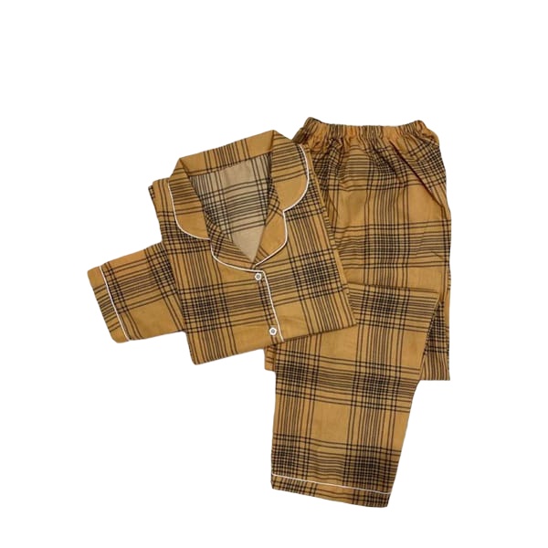 PIYAMA WANITA / BAJU TIDUR WANITA MOTIF LENGAN PANJANG MOTIF KOTAK PP-PP GUILLEN COKSU