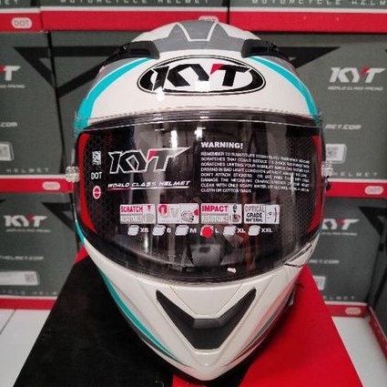 KYT FALCON FR RAID WHITE GREEN