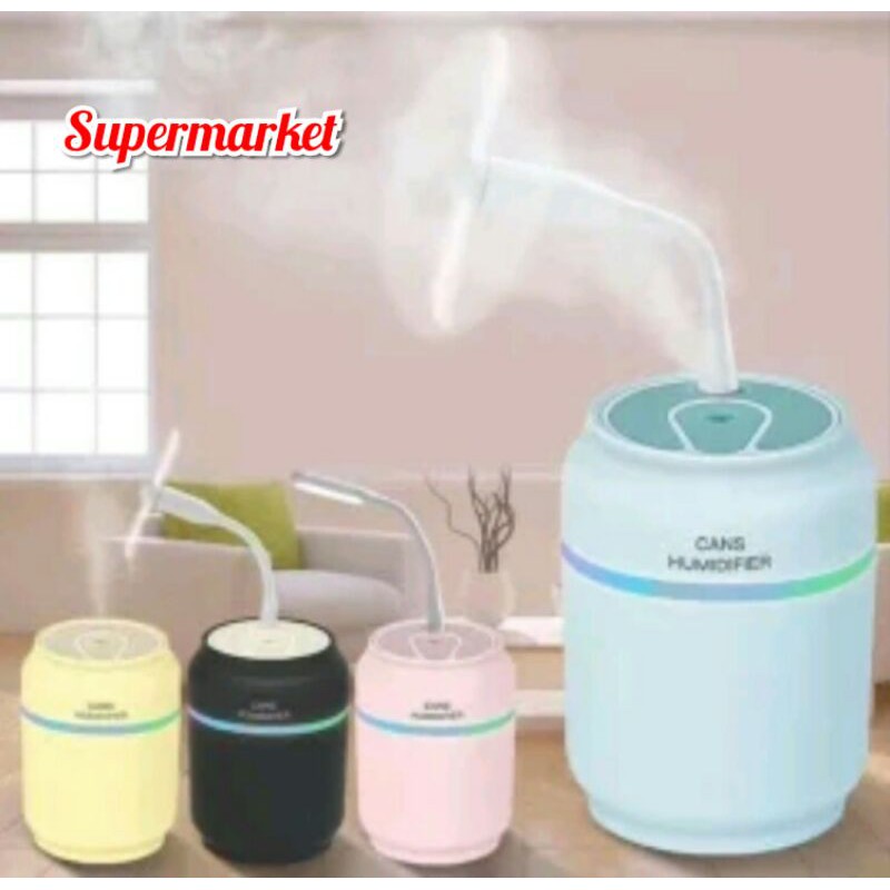 Air Humidifier Aroma Terapi Pelembab Pewangi Ruangan 3in1 USB Mini Fan