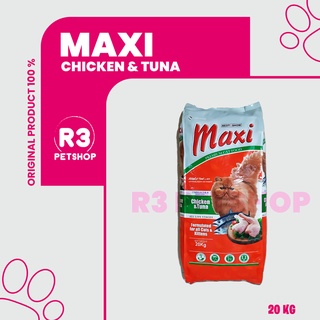 Makanan Kucing MAXI Cat 20kg  Chicken Tuna ( EKSPEDISI )