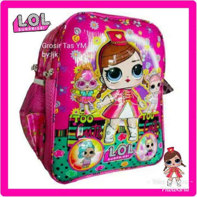 Tas Anak Lol , Tas Lol ,Tas karakter Lol ,Lol surprise ,tas anak sekolah ,tas karakter murah.