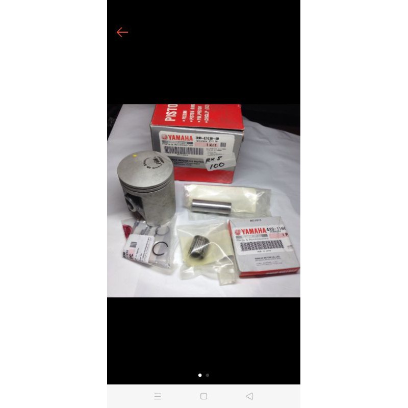 Piston kit rx s seher rx spesial os 50