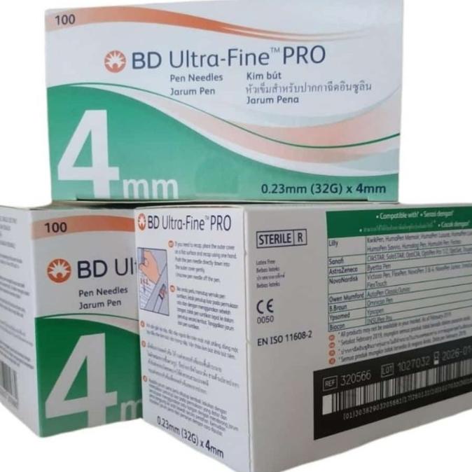 Jarum insulin pen needle Bd ultra fine ultra 32G -4 mm