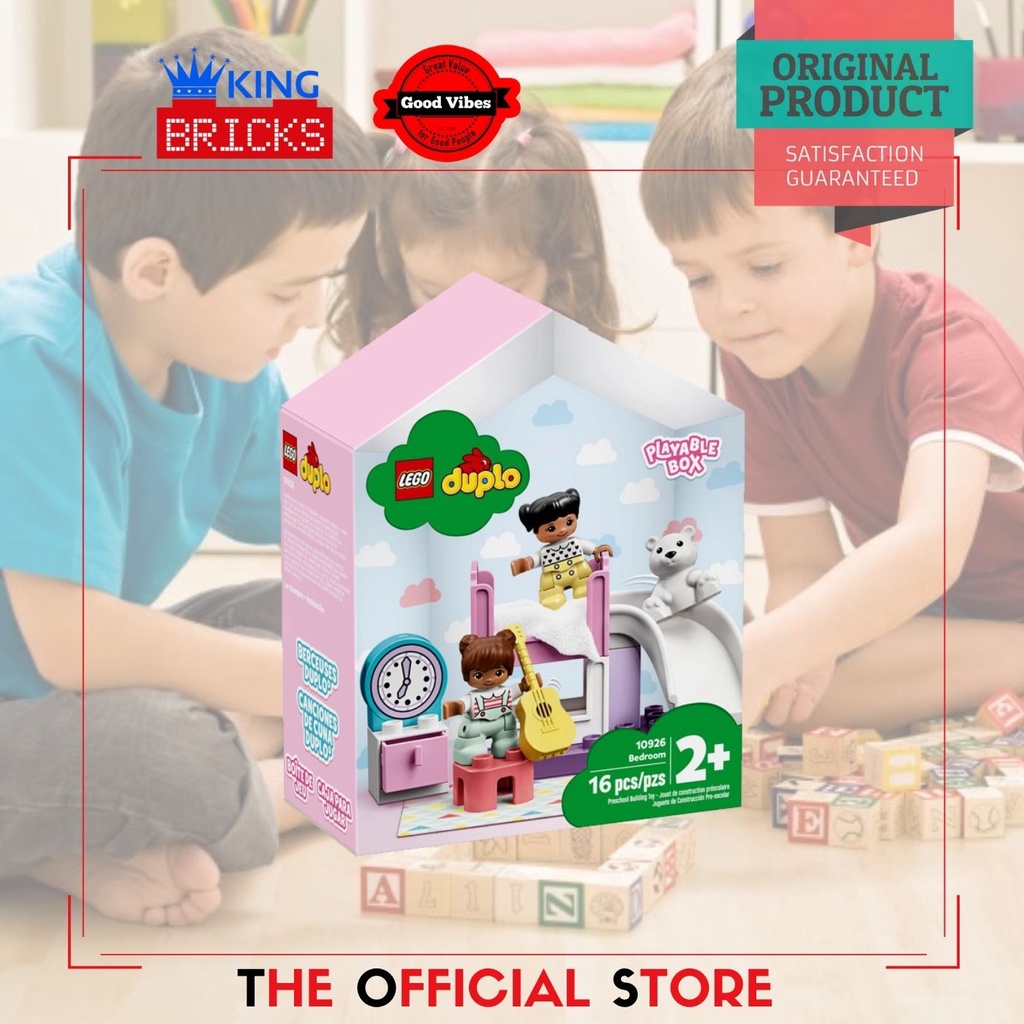 LEGO Original DUPLO 16 - Mainan Anak Edukasi Lego Bayi Belajar Lego Besar Lego Kamar