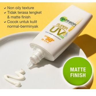 PREMIUM Garnier Super UV Spot Proof Sunscreen SPF 50+ PA+++ Matte Finish | Natural Finish