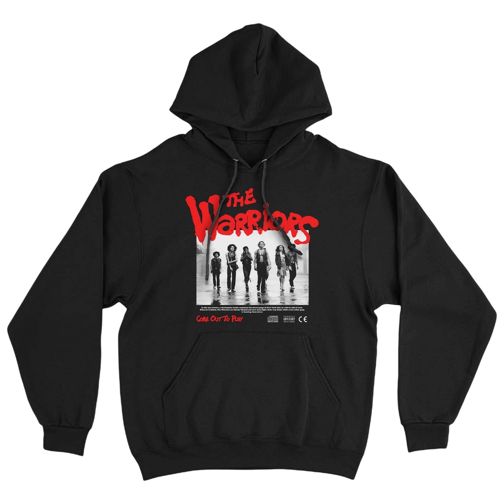 JAKET HOODIE KARTUN THE WARRIORS / HOODIE THE WARRIORS / JAKET THE WARRIORS / HOODIE HITAM / JAKET H