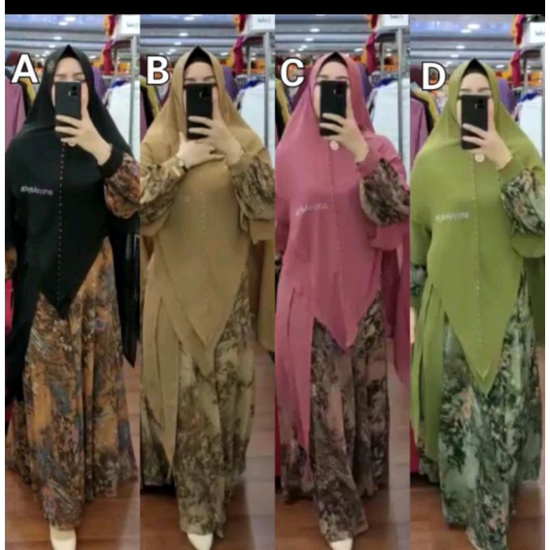 GAMIS SYARI NAURA ORIGINAL BRANDED BY ARSYA KAYLA