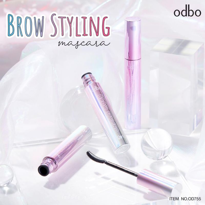 Odbo Brow Styling Mascara Untuk Bulu Alis serat simple