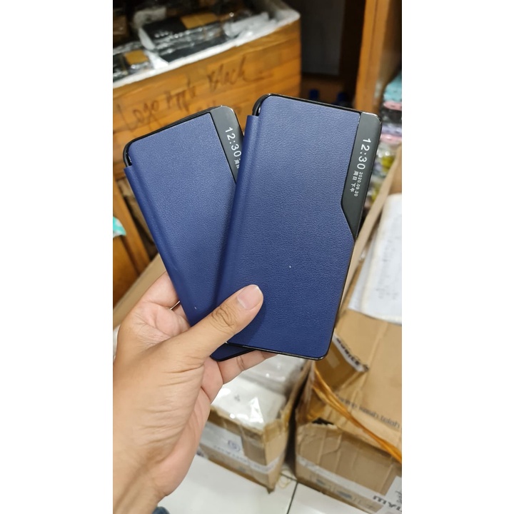 SOFTCASE REDMI NOTE 10 5G CASE FLIP SMART VIEW SOFTCASE BOOK COVER BUKU SEMI KULIT CASING PROTECT CAMERA COVER PELINDUNG KAMERA