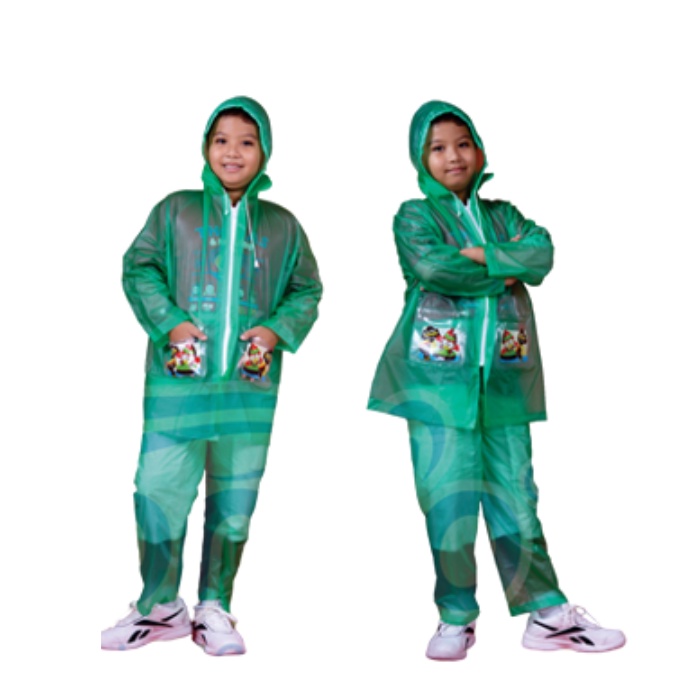 JAS HUJAN ANAK PEREMPUAN MANTEL HUJAN MOTOR ANAK LAKI LAKI RAINCOAT KIDS KOREA JAKET IMPORT A8