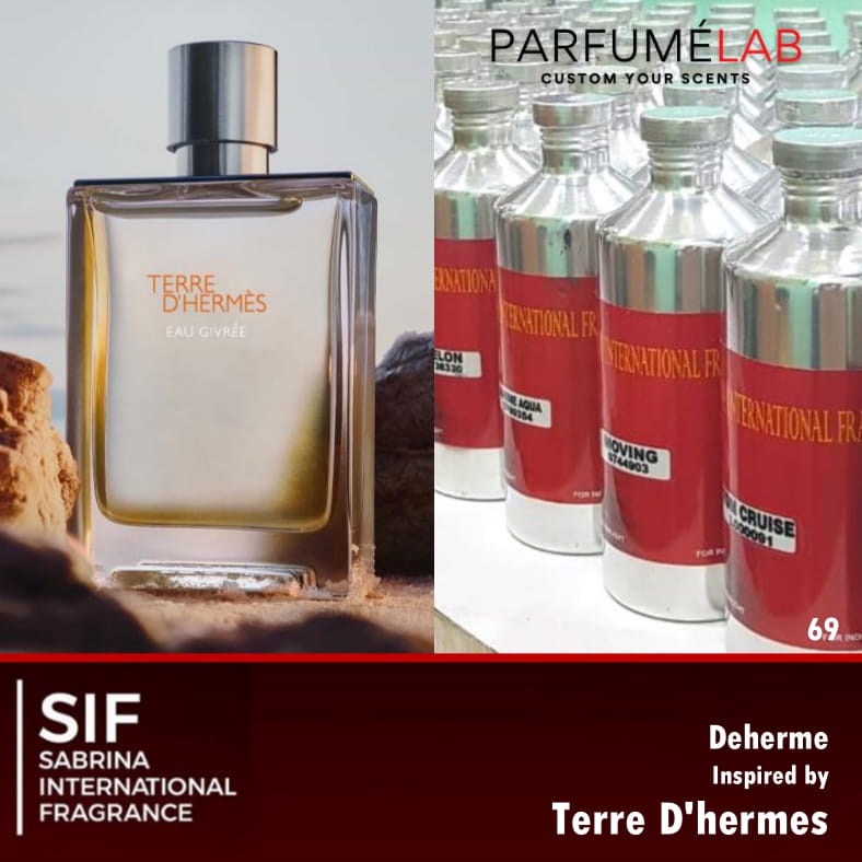 100ML Bibit Parfum Deherme By SIF Made In France | Bibit Parfum Terre D'herme 100ML