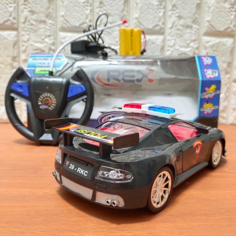 RC Mobil Polisi Remote Control Mainan Police Car Remot Kontrol Anak Laki Cowok