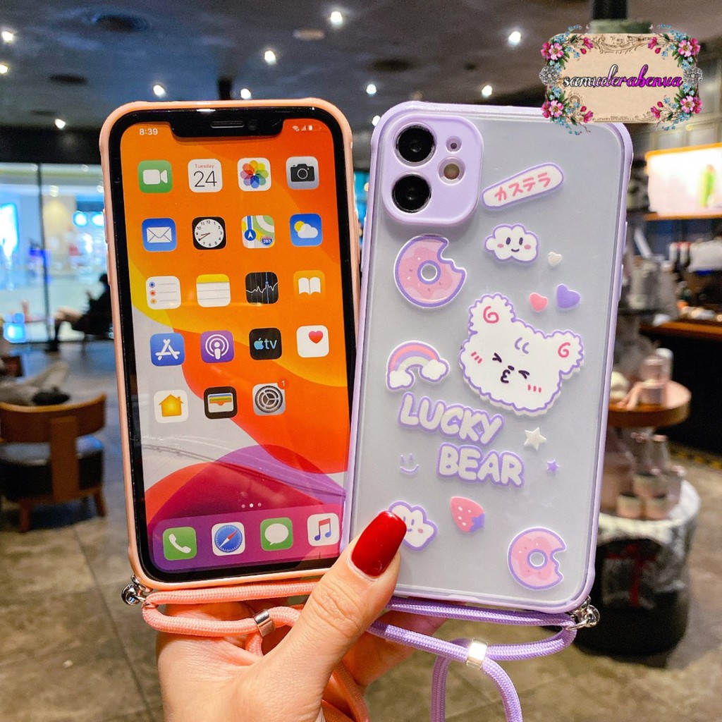 SS181 Softcase Slingcase Tali Lanyard Xiaomi Redmi 8a Pro 8 9a 9c 9 Note 7 8 9 Pro 10x 9s SB1871