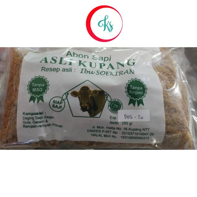 

Abon daging sapi khas Kupang cap Ibu Soekiran (250gr)