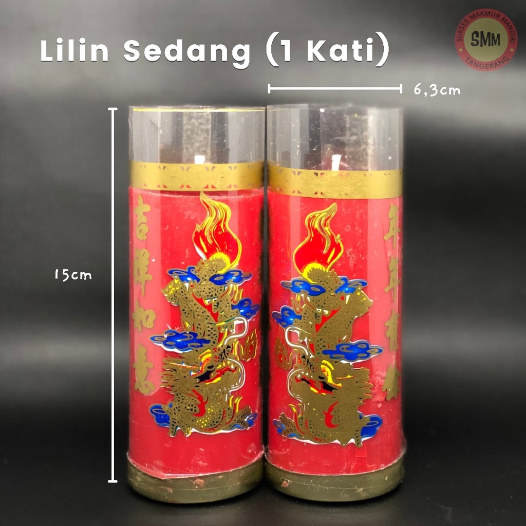 Lilin Merah Cap Naga
