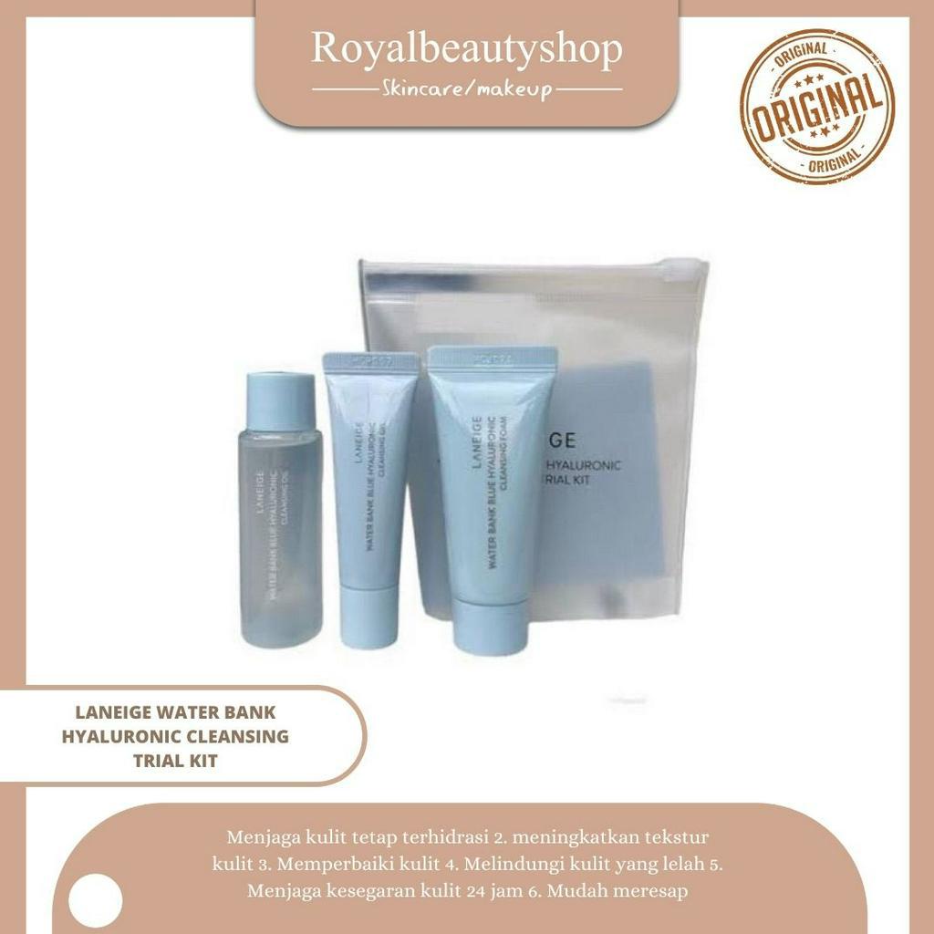 LANEIGE WATER BANK HYALURONIC CLEANSING TRIAL KIT