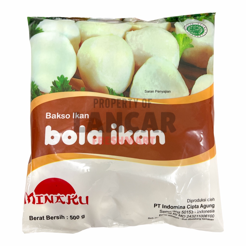 MINAKU BOLA IKAN 500GR / MINAKU FISH BALL 500GR