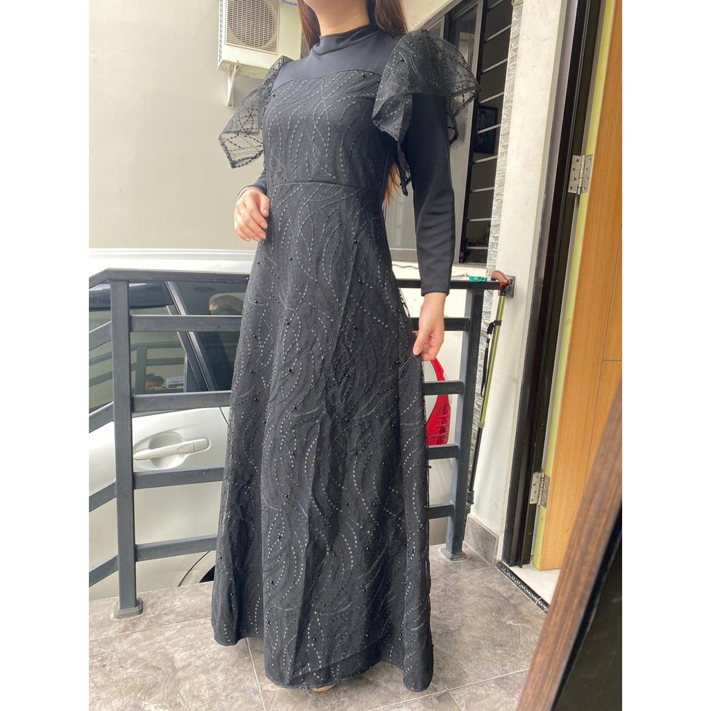 907# Gamis fashion import/ baju muslim / maxi dress/longdress murahh