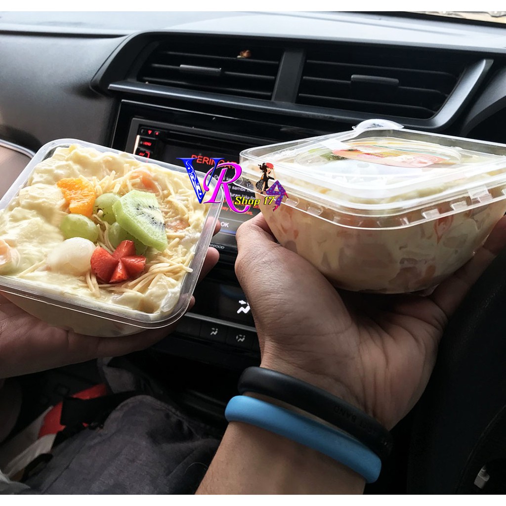 Mika salad/Mangkok Mika salad buah/Mika Nasi/Box Salad uk.500ml
