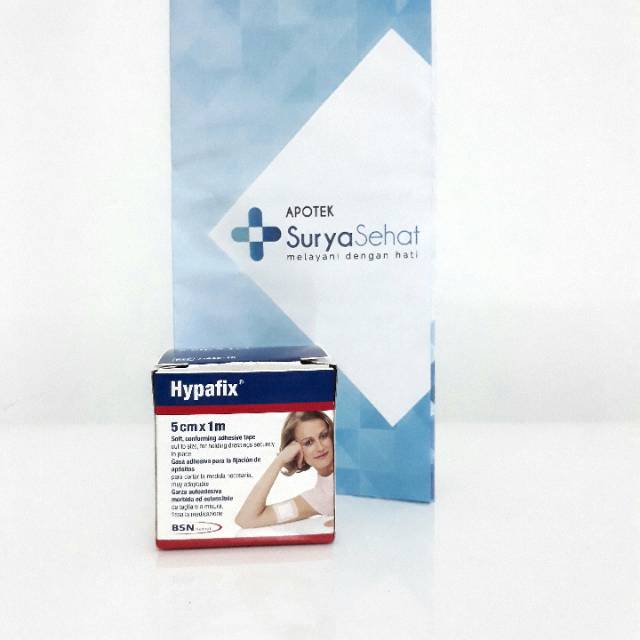 Hypafix 5cm x 1m BSN - Pembalut luka - Perekat - Hypafik - hipafix