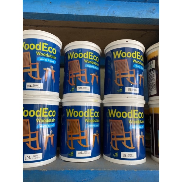 Cat Kayu Politur Lenkote Wood Eco Woodstain water based