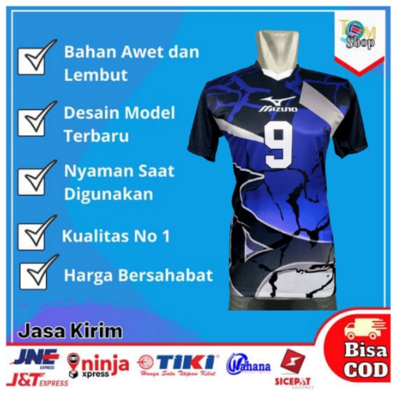COD Jersey voli printing kaos volly proliga