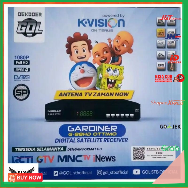 [[[BISA COD]]] RECEIVER K-VISION GARDINER OTTIMO G-88HD