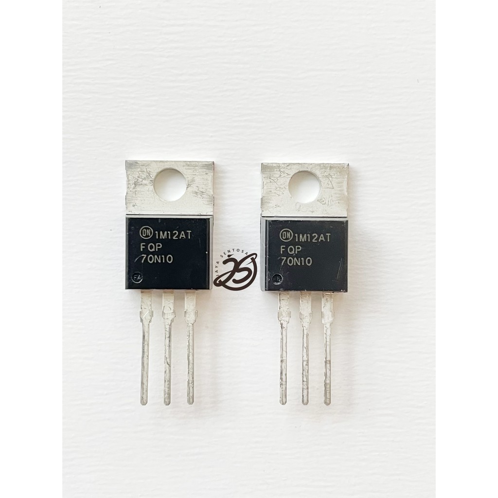 70N10 ORIGINAL (1 buah) MERK ON FQP 70N10 MOSFET ASLI ORI FQP70N10