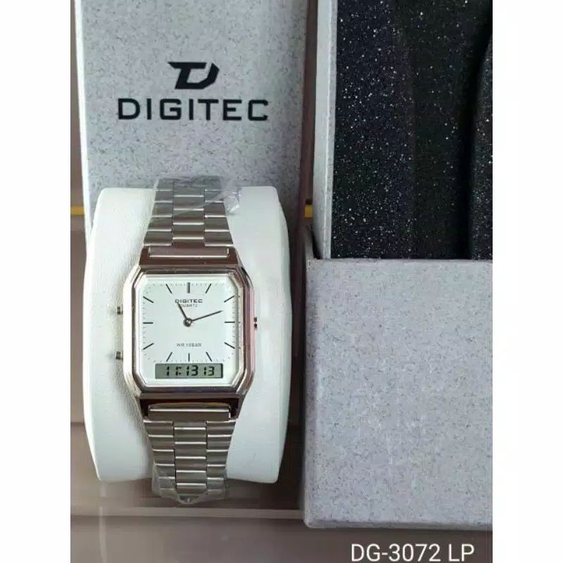 JAM TANGAN WANITA DIGITUIN DG-3072 DOUBLE TIME ORIGINAL