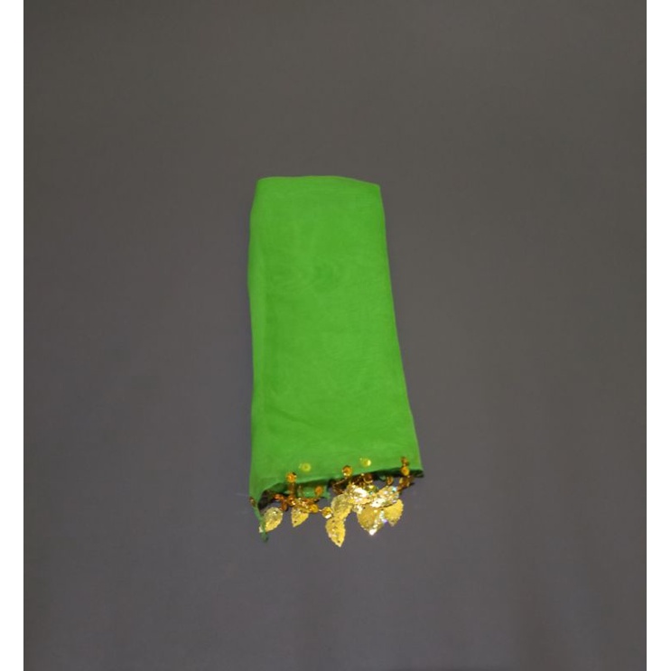 selendang Tari Anak / Sampur  / Selendang Tari Ronce / Sampur Tari Sifon-Hijau muda