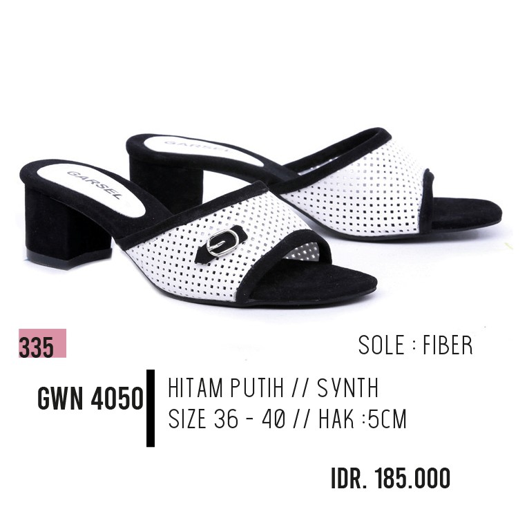 sandal casual wanita,sandal high heels,sandal kelom wanita GWN 4050