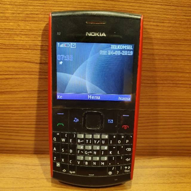HP Handphone Nokia X2 01 Musik QWERTY Mulus Original Siap Pakai Normal Not X5 or x3 or X1 or X2