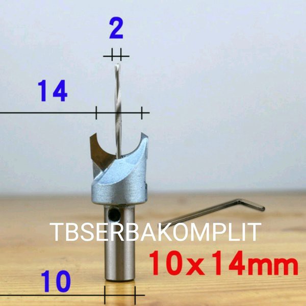 Mata Bor Tasbih 14mm Carbide Blade Bead Ball Drill Bit Bits 14 mm Matabor Rosario Rosary Kalung