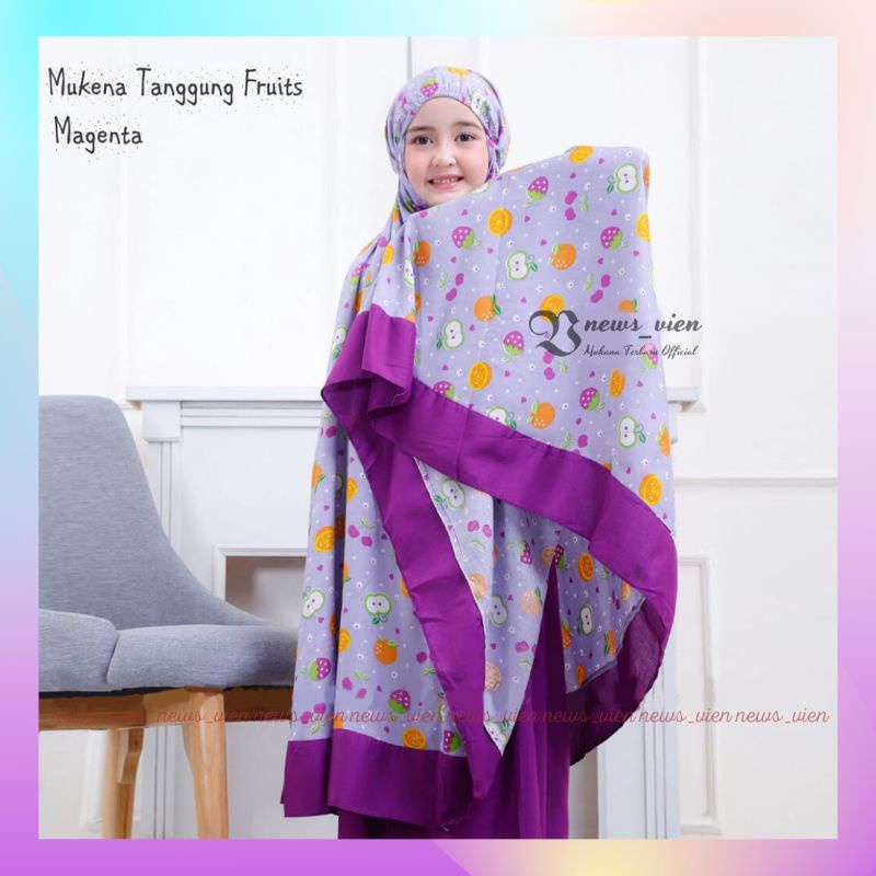 Mukena anak terbaru usia 8 9 10 11 12 tahun Rayon adem lucu / mukenah anak sd mi premium cantik / telekung anak travelling-2