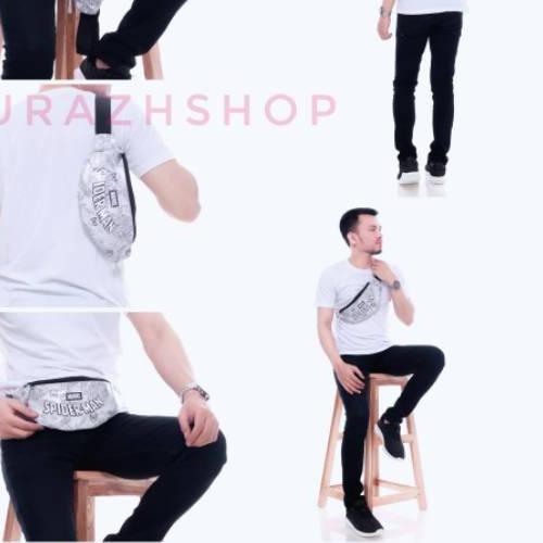 ❀ New Arrival Marvel x Miniso Spider Man Marvel Waist Bag (Tas Pinggang) ♨