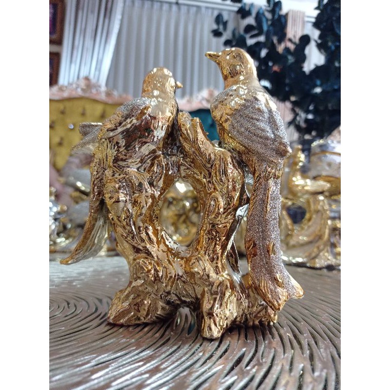 Patung Burung Murai kristal