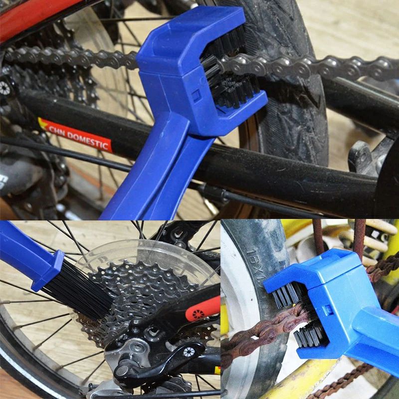 Sikat Alat pembersih Rantai sprocket motor sepeda shape U-3