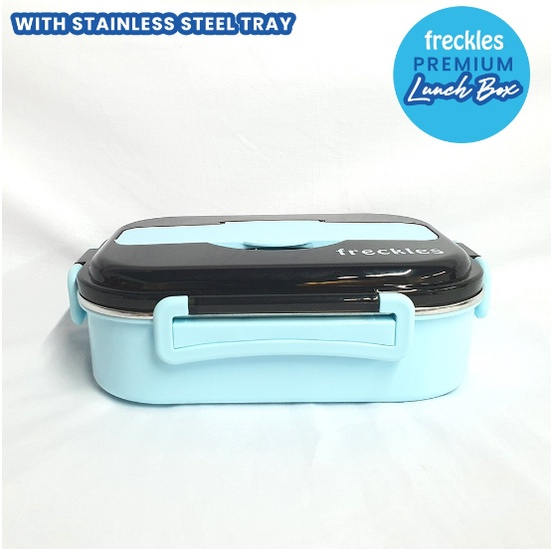 Freckles Lunch Box Stainless Steel - Kotak Makan Bento Anak Dan Dewasa Dengan Sendok Garpu Bekal Sekolah