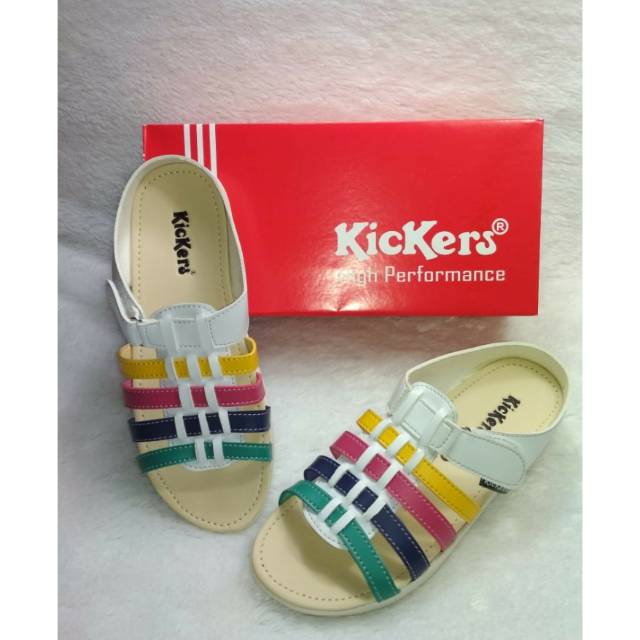Sandal wedges kickers wanita sandal kickers