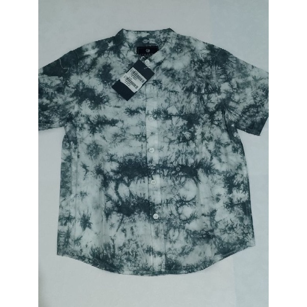 ATASAN TIE DYE KERAH KOKO ABU ABU COLOURS KIDS WEAR