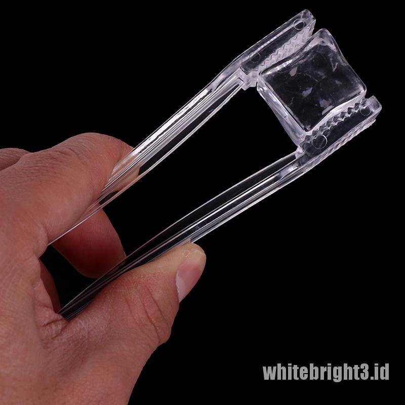 ❤White3 Warna Putih❤ Tongscapit Es Baturotikue Bahan Stainless Steel Untuk Pesta Pernikahanbar