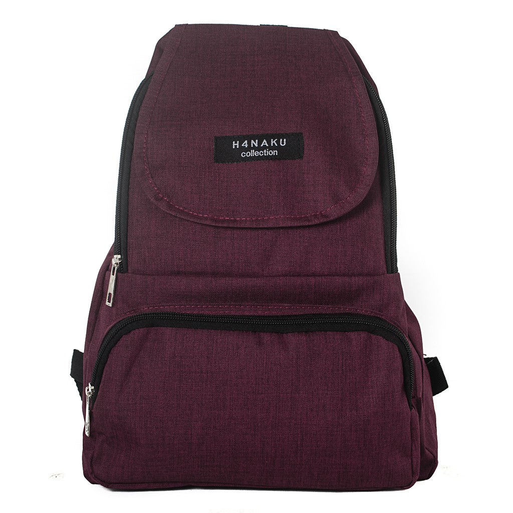 Tas Ransel Wanita WB687 Kanvas Backpack Tas Punggung