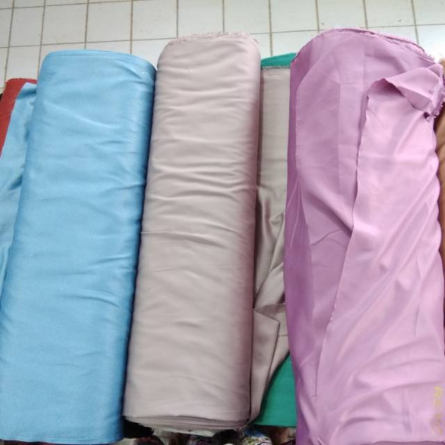 KAIN SATIN FELPET PREMIUM. KAIN SATEN POLOS