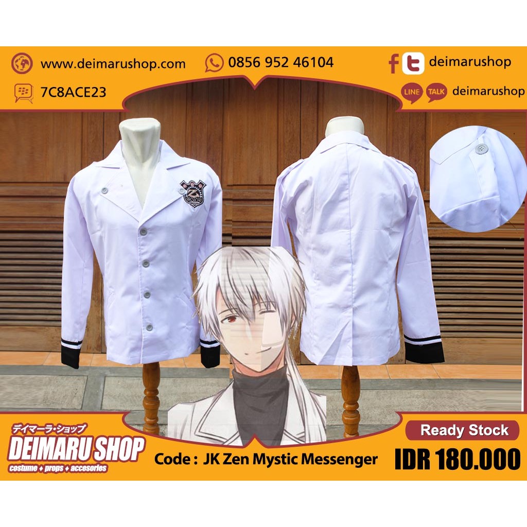 Jaket zen anime mystic messenger keren [JK Zen Mystic Messenger]