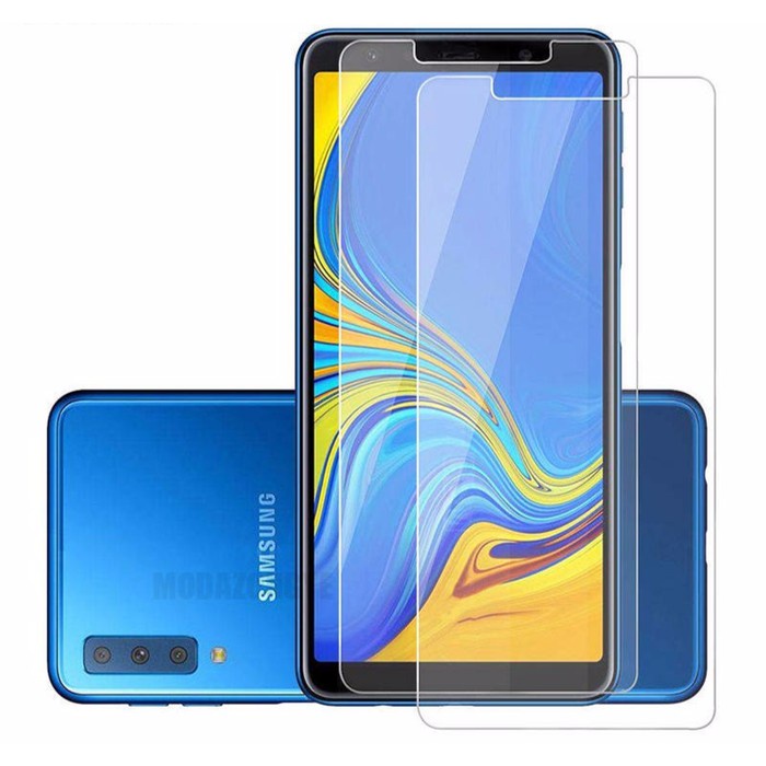 TEMPERED GLASS FULL LEM 5D SAMSUNG A7 2018 A750 TRIPLE CAMERA