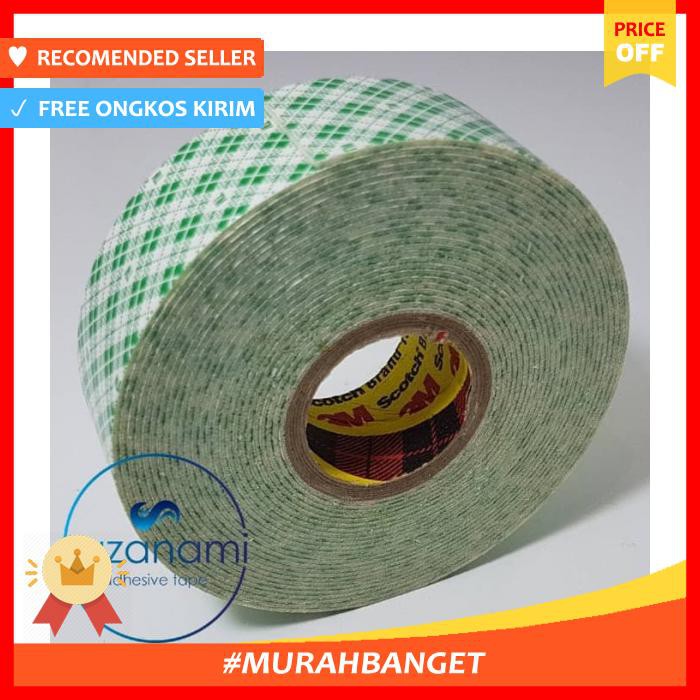 

Selotip & Double Tape - 3M Double Tape Busa Mounting Tape 1" Inch X 4.5M Foam Tape Scotch 24Mm
